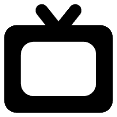 Screen Tv Icon from Core Solid Set