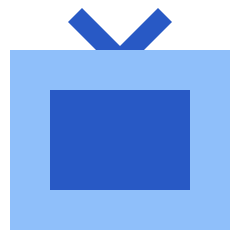 Screen Tv Icon from Sharp Flat Set