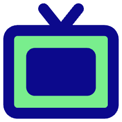 Screen Tv Icon from Core Pop Set