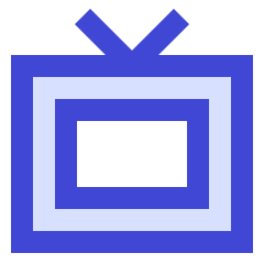 Screen Tv Icon from Sharp Duo Set