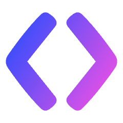 Angle Brackets Icon from Plump Gradient Set