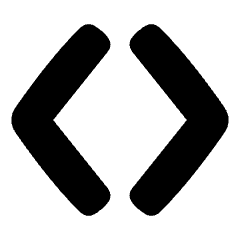 Angle Brackets Icon from Plump Solid Set