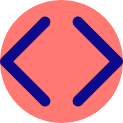Angle Brackets Icon from Core Pop Set