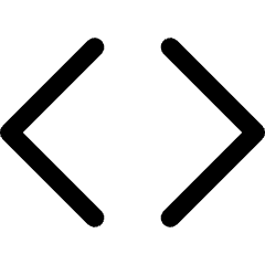 Angle Brackets Icon from Core Line Set