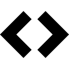 Bracket Icon from Sharp Solid Set