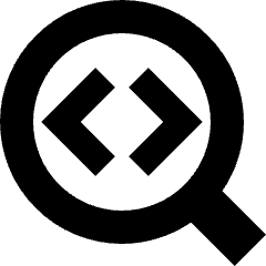 Code Analysis Icon from Sharp Solid Set