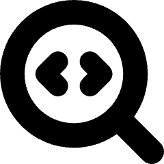 Code Analysis Icon from Micro Solid Set