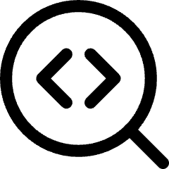 Code Analysis Icon from Core Line Set