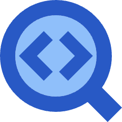 Code Analysis Icon from Sharp Flat Set