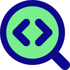 Code Analysis Icon from Core Pop Set