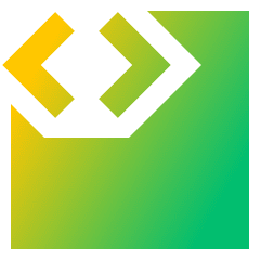 Code Block Icon from Sharp Gradient Set