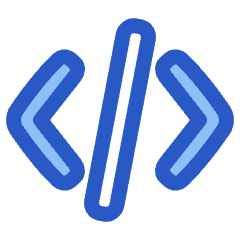 Code Bracket Icon from Plump Duo Set