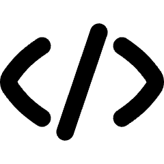 Code Bracket Icon from Flex Solid Set