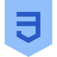 Css Three Icon from Sharp Flat Set