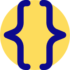 Curly Brackets Icon from Core Pop Set