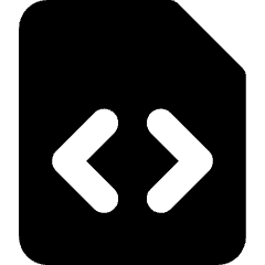 File Code 1 Icon from Core Solid Set