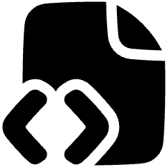 File Code 1 Icon from Plump Solid Set