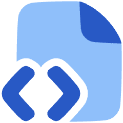 File Code 1 Icon from Plump Flat Set