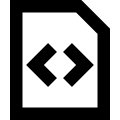 File Code 1 Icon from Sharp Remix Set