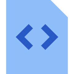 File Code 1 Icon from Sharp Flat Set
