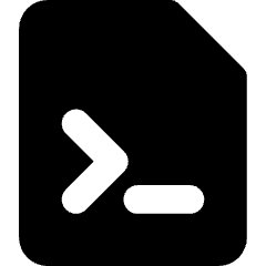File Code 2 Icon from Core Solid Set
