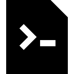 File Code 2 Icon from Sharp Solid Set