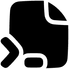 File Code 2 Icon from Plump Solid Set