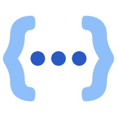 Json Programming Icon from Plump Flat Set