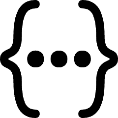 Json Programming Icon from Flex Line Set
