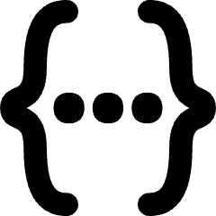 Json Programming Icon from Flex Solid Set