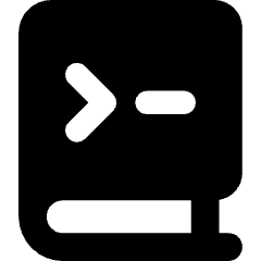 Programming Book Icon from Core Solid Set