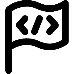 Programming Flag Icon from Core Remix Set