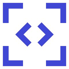 Programming Frame Source Code Icon from Sharp Duo Set