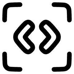 Programming Frame Source Code Icon from Plump Line Set