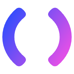 Round Brackets Icon from Plump Gradient Set