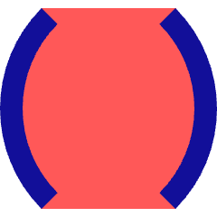 Round Brackets Icon from Sharp Pop Set