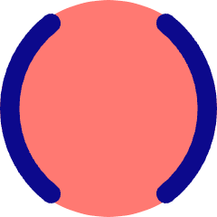 Round Brackets Icon from Core Pop Set