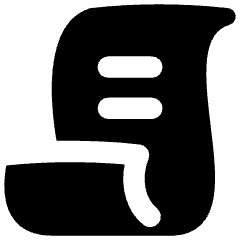 Script 1 Icon from Flex Solid Set