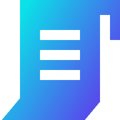 Script 2 Icon from Sharp Gradient Set