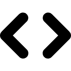 Script Code Icon from Micro Solid Set
