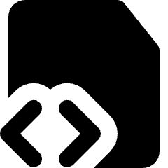 Script File Code 1 Icon from Micro Solid Set