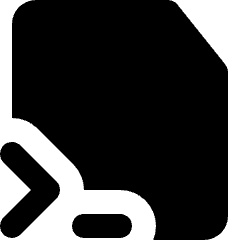 Script File Code 2 Icon from Micro Solid Set