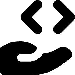 Share Code Icon from Micro Solid Set