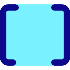 Square Brackets Icon from Core Pop Set