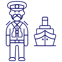 Ferry Captain 1 Illustration from UX Line Set