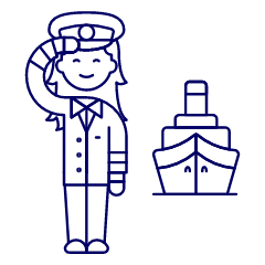 Ferry Captain 2 Illustration from UX Line Set