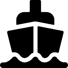 Sea Transport Boat Icon from Ultimate Bold Set