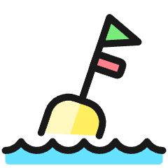 Sea Transport Buoy 1 Icon from Ultimate Colors Set