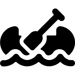 Sea Transport Kayak Icon from Ultimate Bold Set