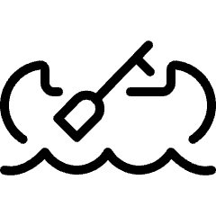 Sea Transport Kayak Icon from Ultimate Light Set